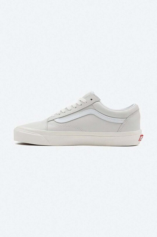 Obuwie Vans tenisówki skórzane Old Skool VN0A54F3104 szary