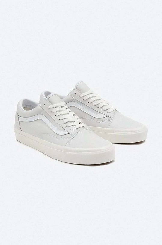 Vans leather plimsolls Old Skool gray VN0A54F3104