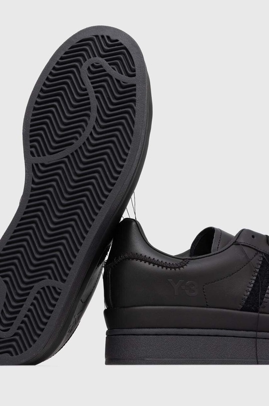 Shoes adidas Originals leather sneakers Y-3 Hicho IE7265 black