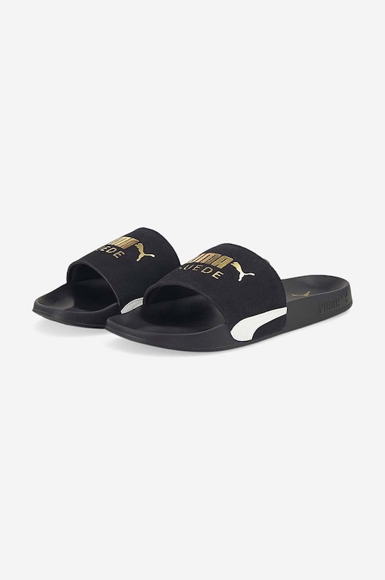 Puma ciabatte slide in camoscio Leadcat 2.0 384872.01 nero AA00
