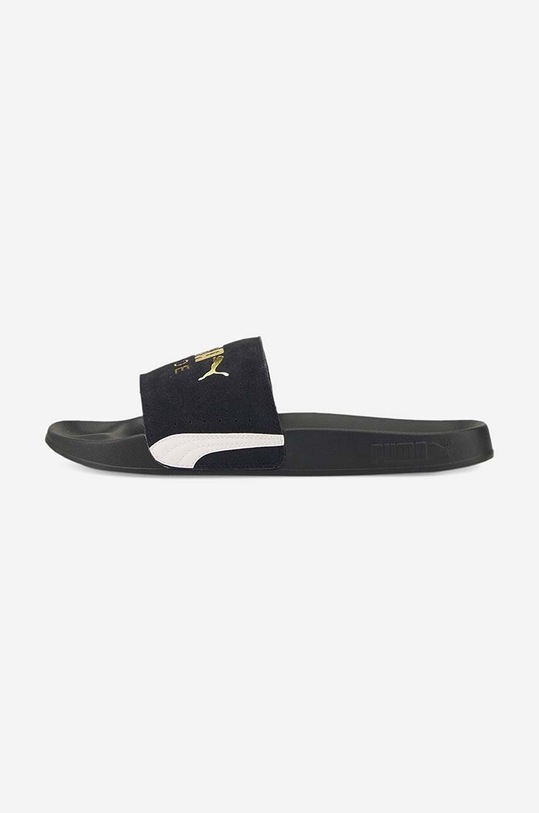 Puma ciabatte slide in camoscio Leadcat 2.0 384872.01 nero