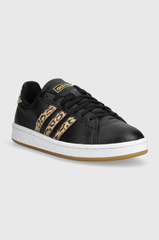 adidas sneakersy skórzane Grand Court FY8950 FY8950 czarny AA00