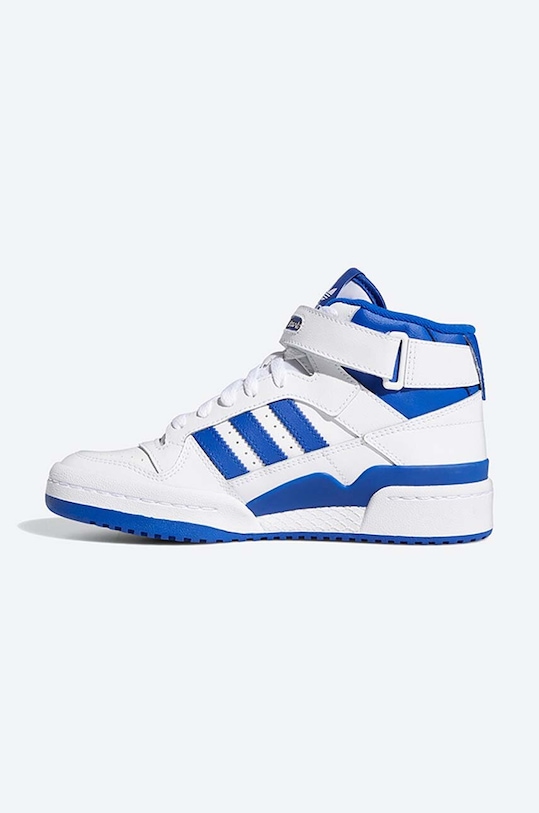 Obuwie adidas Originals sneakersy skórzane Forum Mid J FZ2085 biały