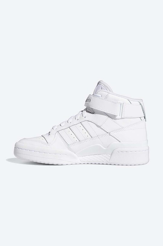 Взуття Шкіряні кросівки adidas Originals Forum Mid J FZ2086 білий