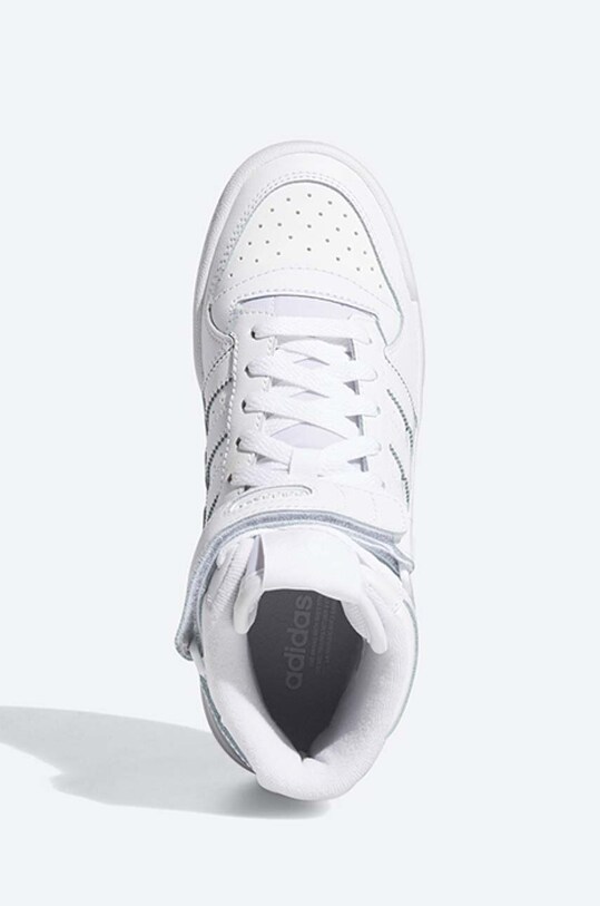 Шкіряні кросівки adidas Originals Forum Mid J білий FZ2086