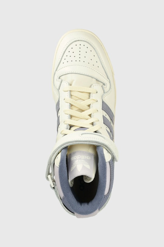 adidas leather trainers Forum 84 HI violet ID7316