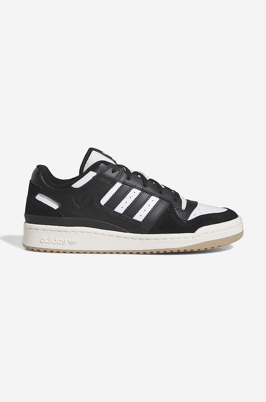 adidas Originals sneakers Forum Low piele întoarsă negru ID6857