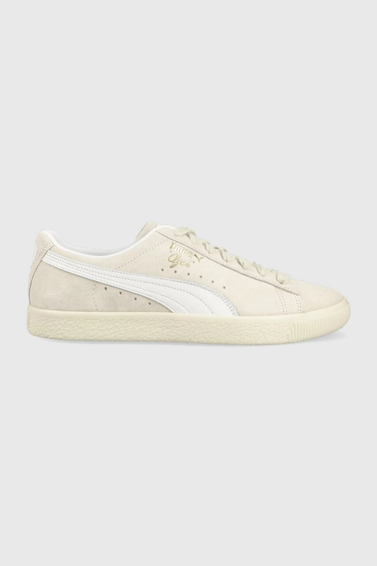 Tenisice od brušene kože Puma Clyde ravni bež 39113401