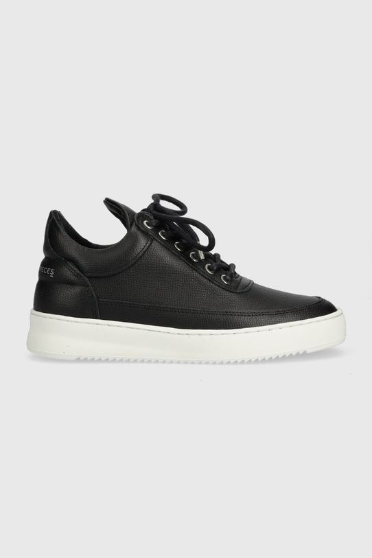 Кожени маратонки Cote&Ciel Low Top Bianco Perforated