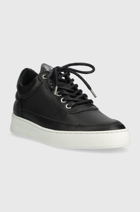 Замшевые кроссовки Filling Pieces Low Top Ripple 10128821861. чёрный AA00