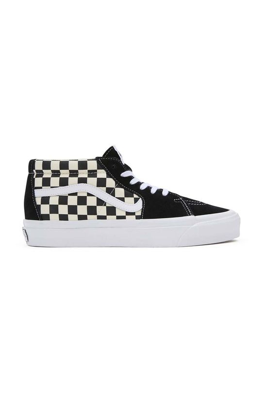 Vans tenisi Premium Standards Sk8-Mid Reissue 83 textil negru VN000CQQ2BO1