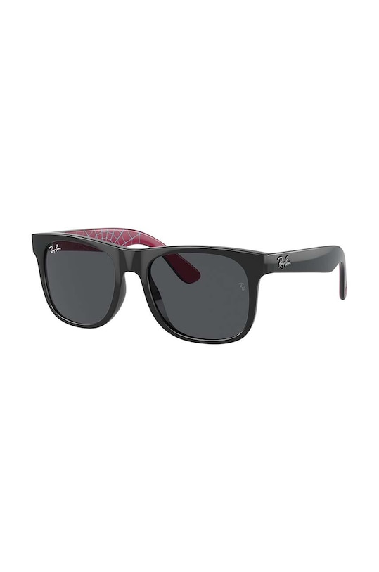 Ray-Ban okulary przeciwsłoneczne dziecięce JUNIOR JUSTIN czarny 0RJ9069S.B
