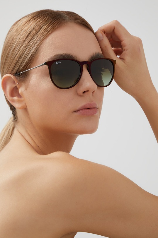 Ray-Ban – Okulary ERIKA fioletowy 0RB4171.54.6316E8