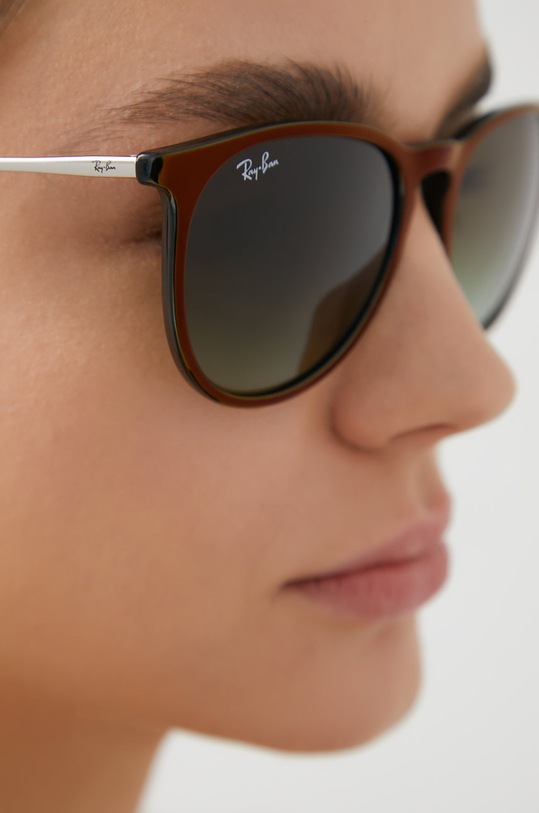 Ray-Ban – Okulary ERIKA fioletowy 0RB4171.54.6316E8