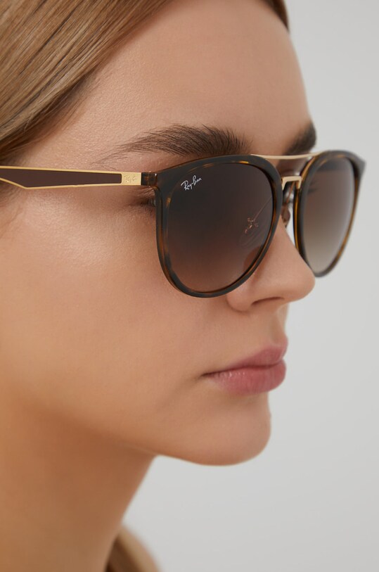 Ray-Ban - Ochelari Justin Classic 0RB4285.710/13 maro