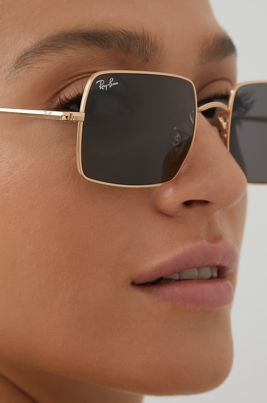 Akcesoria Ray-Ban - Okulary RECTANGLE 0RB1969 0RB1969 złoty