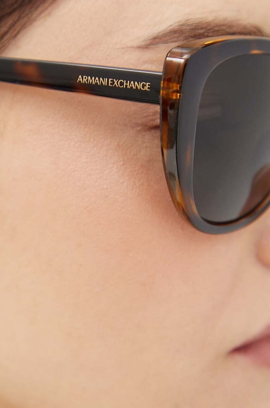 Armani Exchange ochelari de soare 0AX4111S maro AA00