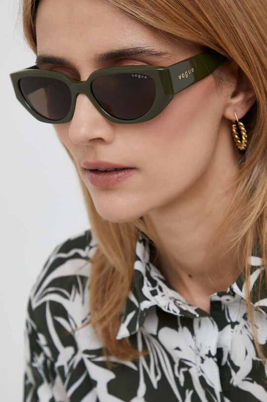 VOGUE okulary przeciwsłoneczne x Hailey Bieber zielony 0VO5438S