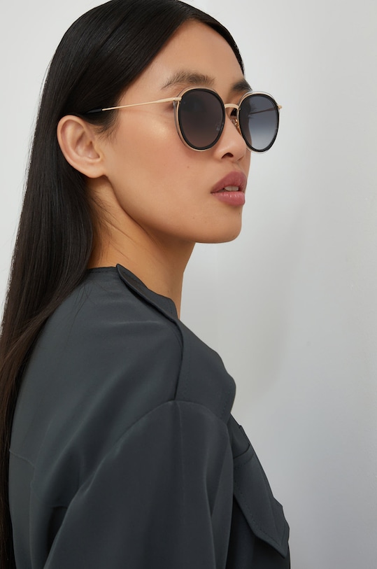 BOSS okulary przeciwsłoneczne BOSS.1276/S jednolita złoty BOSS.1276/S