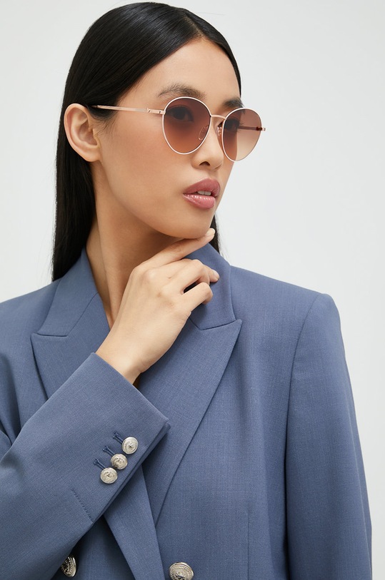 Love Moschino okulary przeciwsłoneczne jednolita różowy MOL038/S