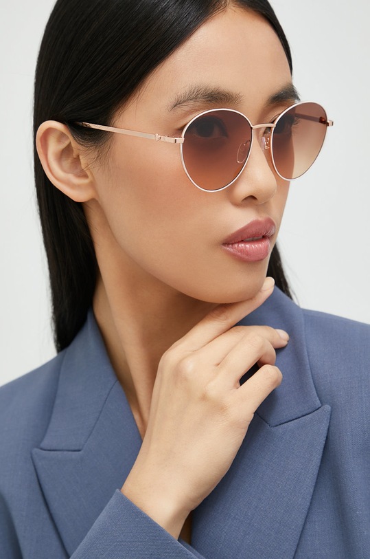 Akcesoria Love Moschino okulary przeciwsłoneczne MOL038/S różowy