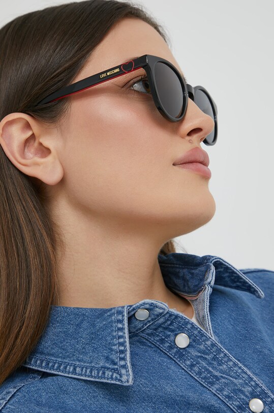 Love Moschino okulary przeciwsłoneczne MOL040/S czarny AA00