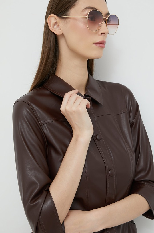 Isabel Marant okulary przeciwsłoneczne gradientowa złoty IM.0012/S