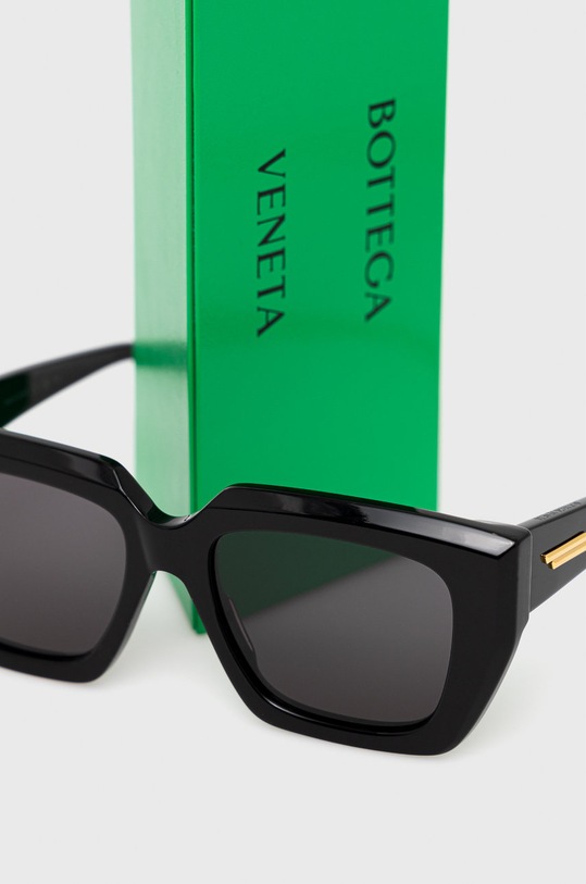 Bottega Veneta okulary przeciwsłoneczne BV1030S czarny