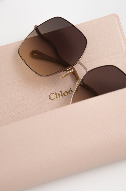Chloé okulary przeciwsłoneczne brązowy CH0054S