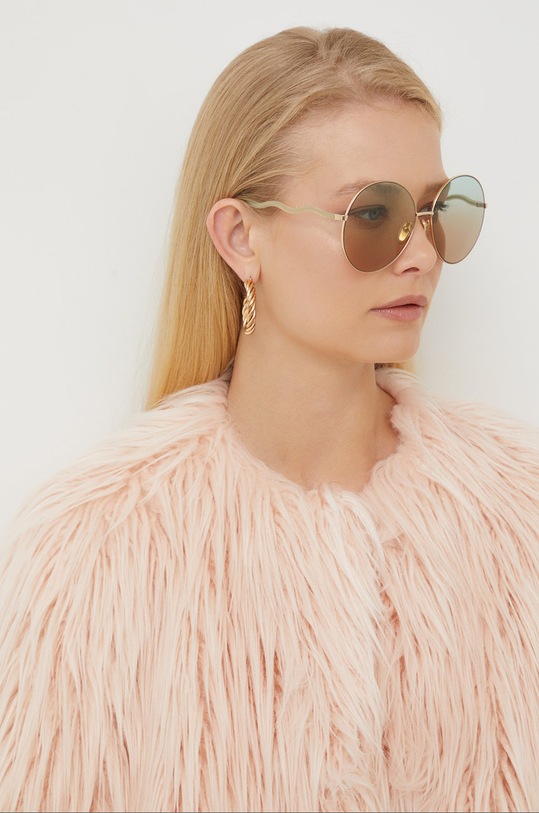 Chloé okulary przeciwsłoneczne CH0055S brązowy