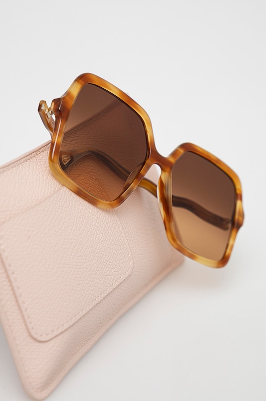 Chloé okulary przeciwsłoneczne brązowy CH0086S