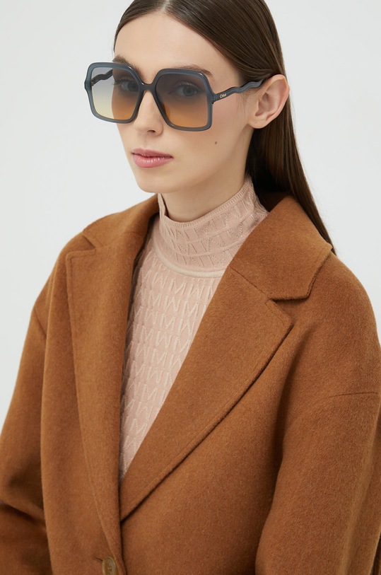 Chloé okulary przeciwsłoneczne gradientowa zielony CH0086S