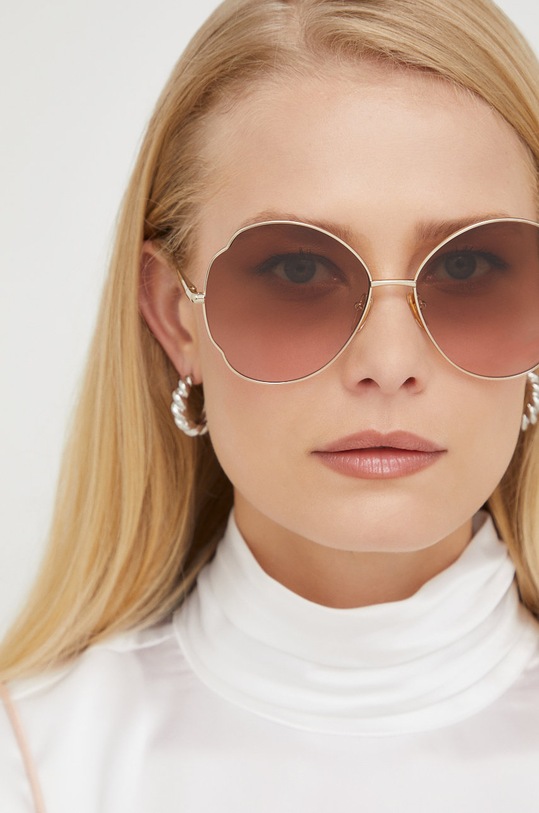 Chloé ochelari de soare nu aur CH0093S