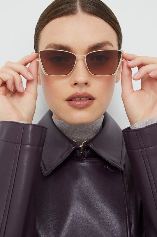 MCQ okulary przeciwsłoneczne MQ0350S złoty