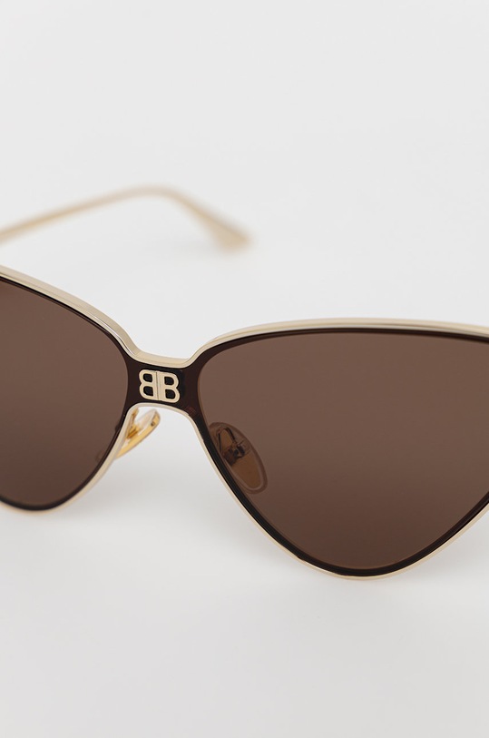 Balenciaga okulary przeciwsłoneczne złoty BB0191S