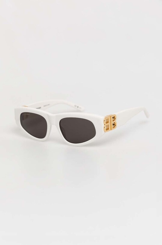 Balenciaga okulary przeciwsłoneczne BB0095S biały AA00