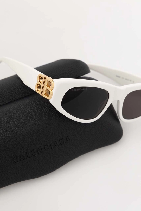 Balenciaga okulary przeciwsłoneczne biały BB0095S