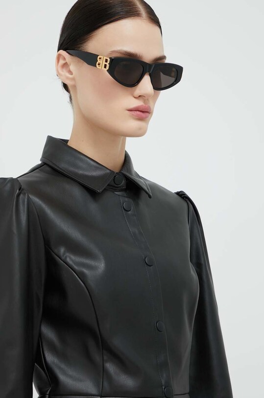 Balenciaga ochelari de soare BB0095S negru