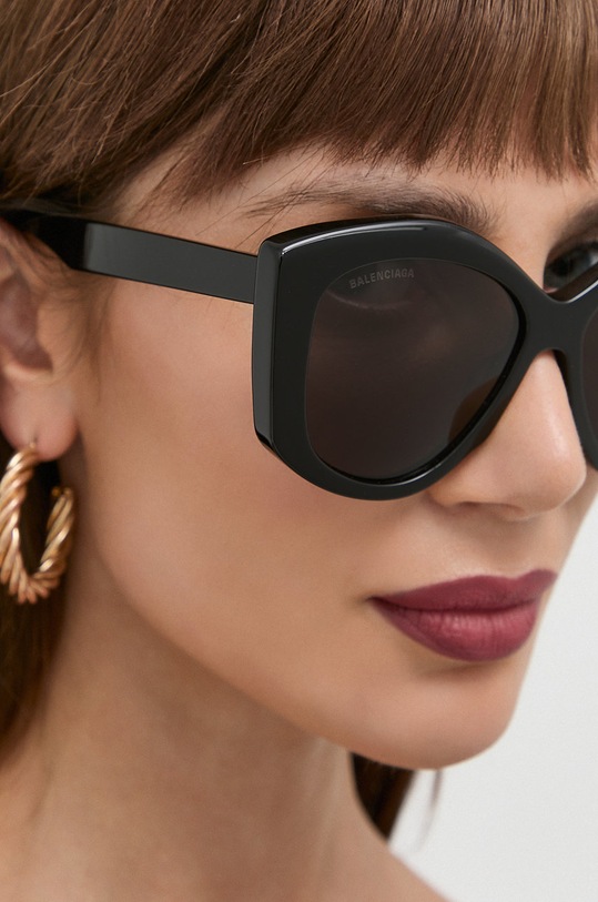 Balenciaga ochelari de soare BB0126S negru