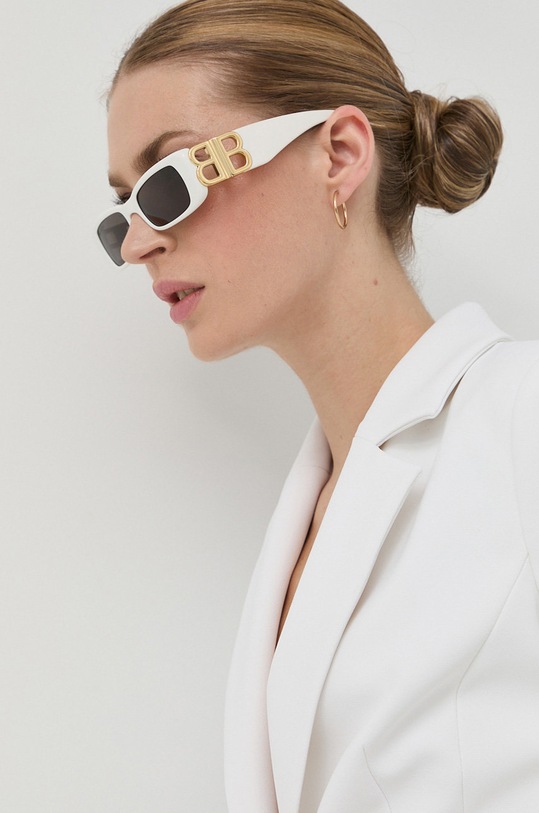 Sluneční brýle Balenciaga BB0096S bílá