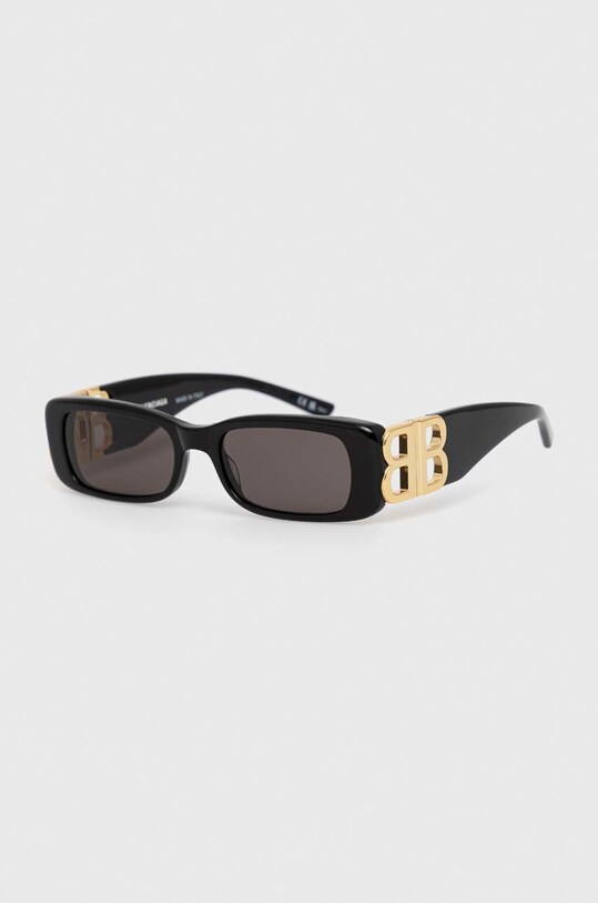 Balenciaga okulary przeciwsłoneczne BB0096S czarny AA00