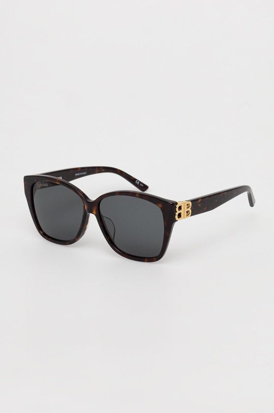 Akcesoria Balenciaga okulary przeciwsłoneczne BB0135SA brązowy