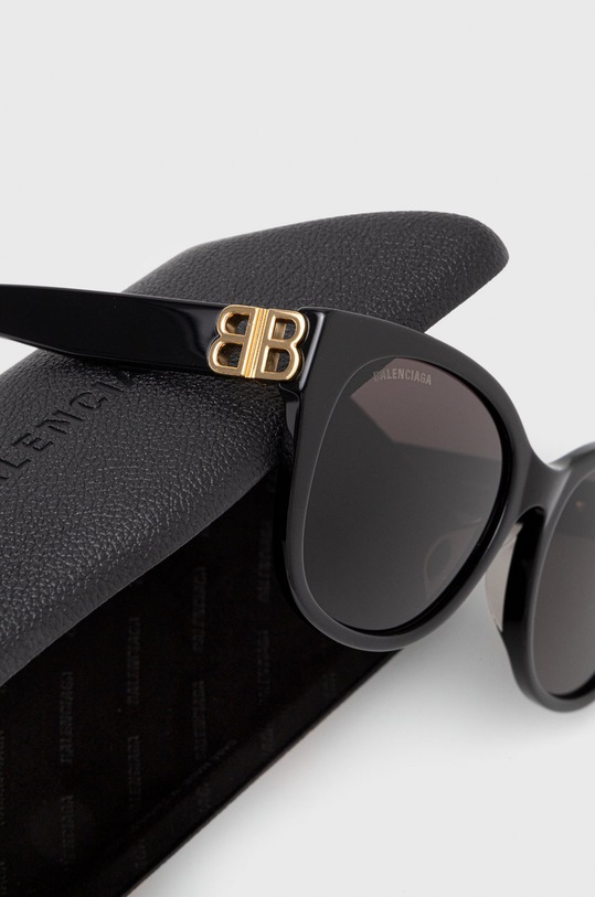 Balenciaga okulary przeciwsłoneczne czarny BB0103SA