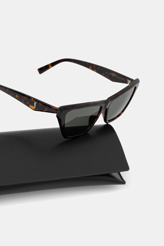 Saint Laurent okulary przeciwsłoneczne SL.M103 brązowy