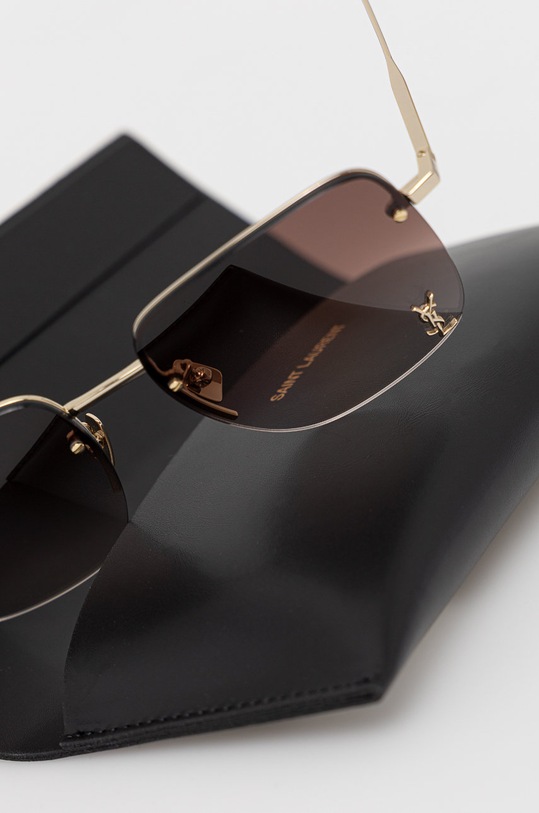Saint Laurent okulary przeciwsłoneczne SL.312.M złoty