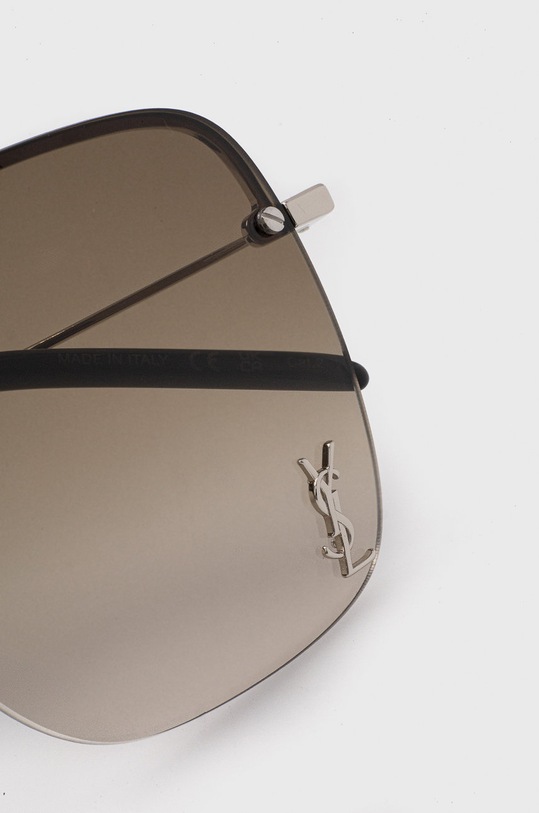 Saint Laurent okulary przeciwsłoneczne srebrny SL.312.M