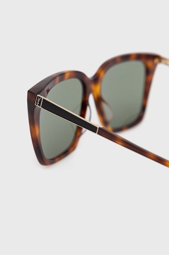 Saint Laurent okulary przeciwsłoneczne brązowy SL.M100