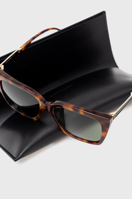 Сонцезахисні окуляри Saint Laurent SL.M100 коричневий