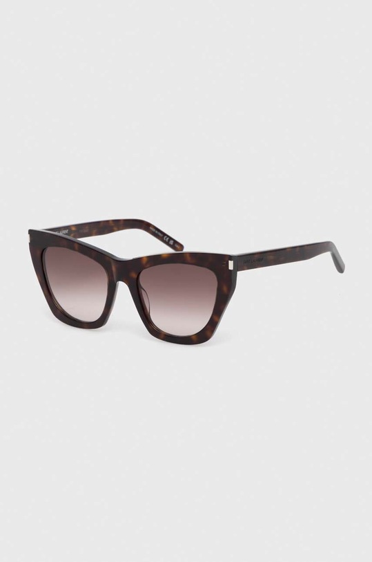 Saint Laurent okulary przeciwsłoneczne SL.214.KATE brązowy AA00