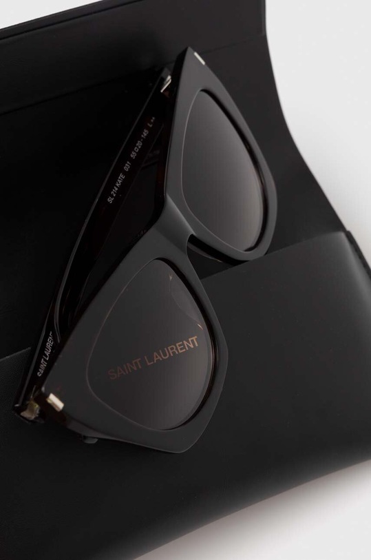 Saint Laurent okulary przeciwsłoneczne brązowy SL.214.KATE